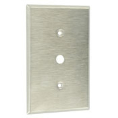 LEVITON Stainless Steel 1 Gang Wallplate SSJ11-40